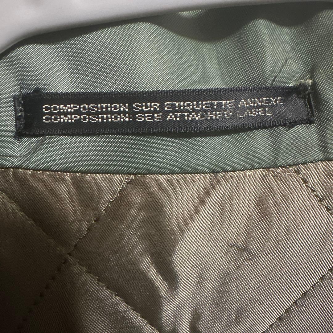 Yohji Yamamoto ナイロン中綿ミリタリーコート　チャック脱着