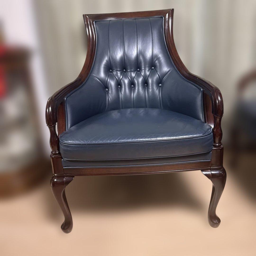 マルニ　ケントコートシリーズ　1脚　レザー1人掛けソファ④