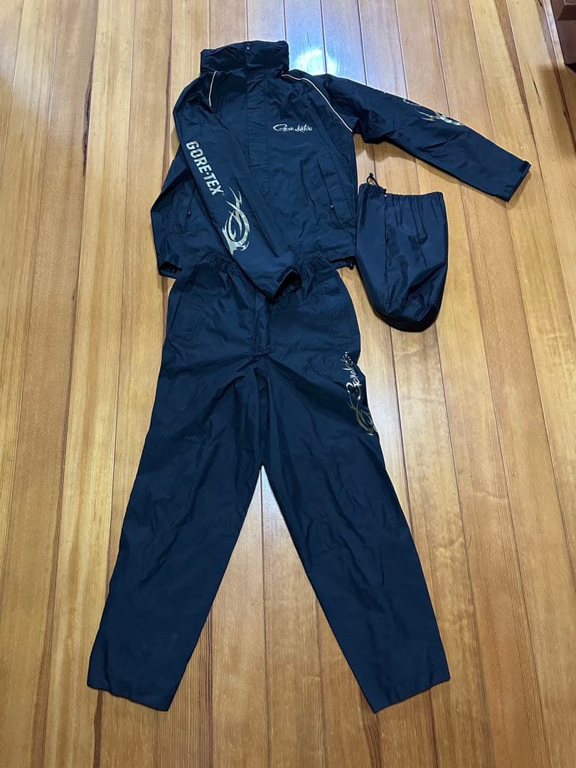 中古美品　がまかつ ゴアテックス レインスーツ GM-3379
