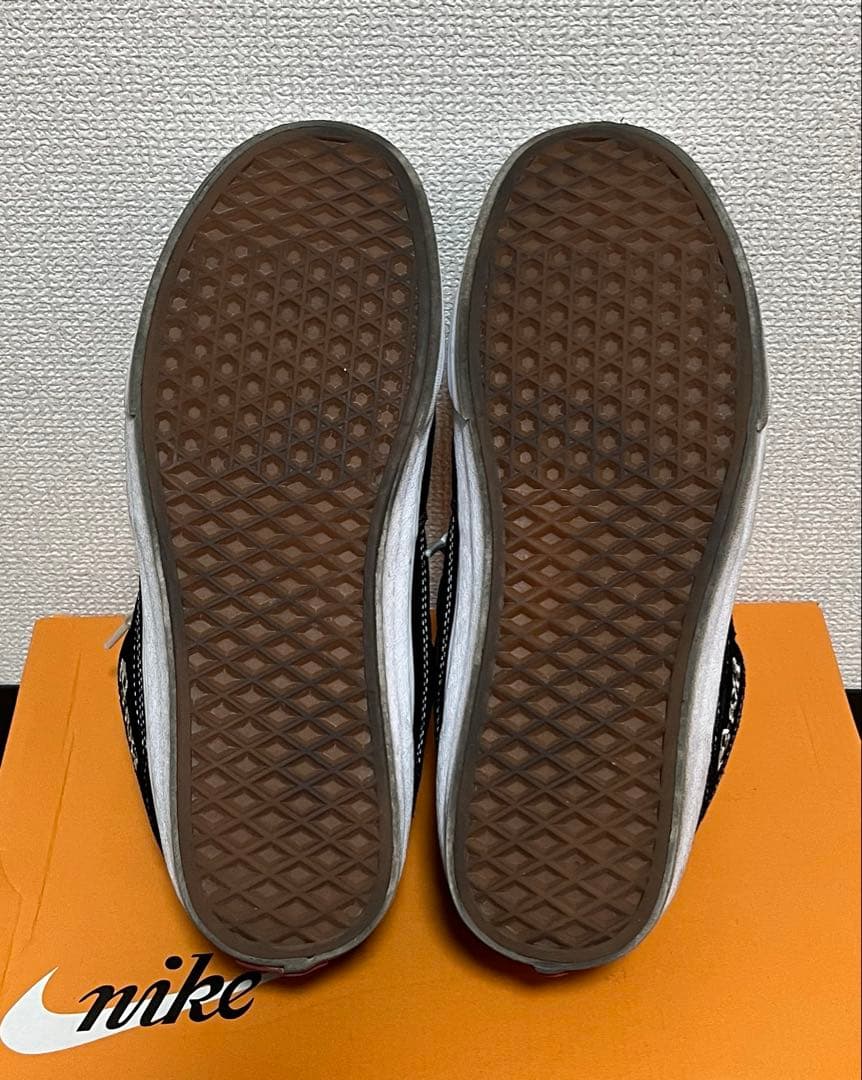 VANS HALF CAB ハーフキャブ ブラック/ホワイト 27.5cm