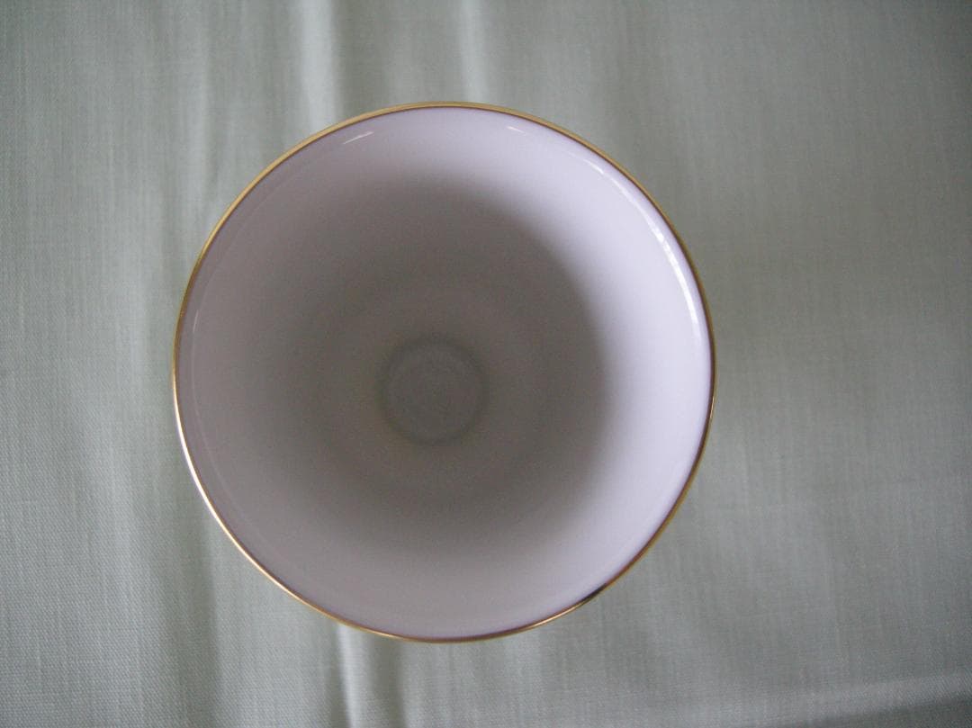 ヘキスト　フラワーベース／ゴブレット　手描き　花柄　チューリップブーケ