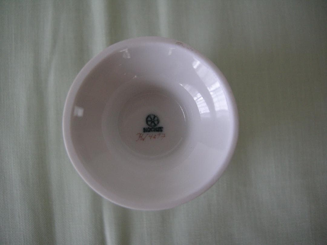 ヘキスト　フラワーベース／ゴブレット　手描き　花柄　チューリップブーケ