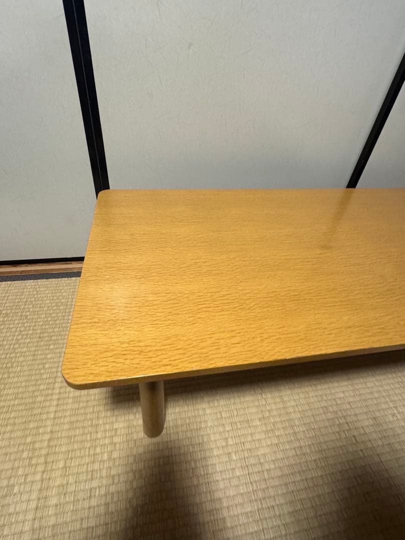 【無印良品】ローテーブル オーク材 天然木 センターテーブル　リビング