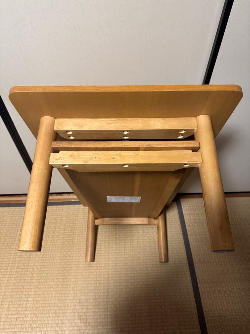 【無印良品】ローテーブル オーク材 天然木 センターテーブル　リビング