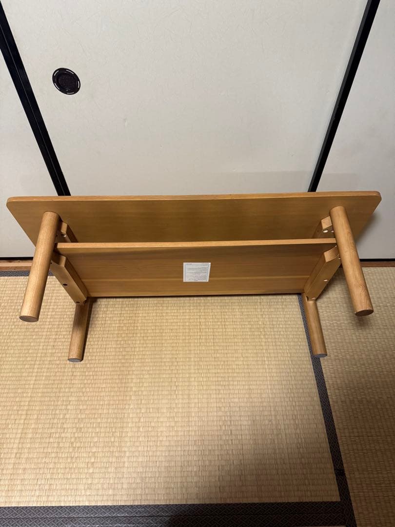 【無印良品】ローテーブル オーク材 天然木 センターテーブル　リビング