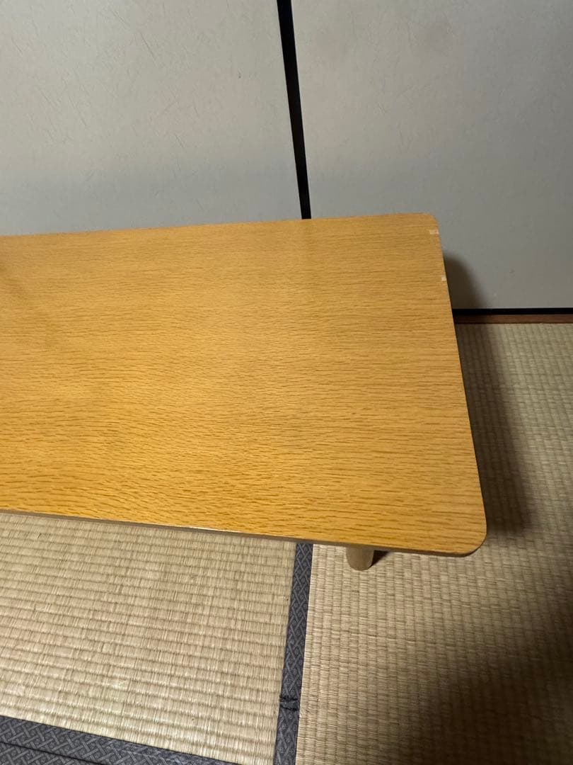 【無印良品】ローテーブル オーク材 天然木 センターテーブル　リビング