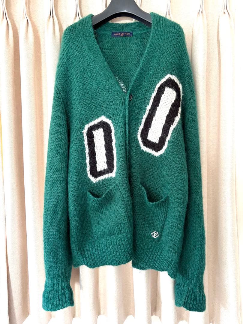 超美品　ルイヴィトン　LOUIS VUITTONグリーン カーディガン