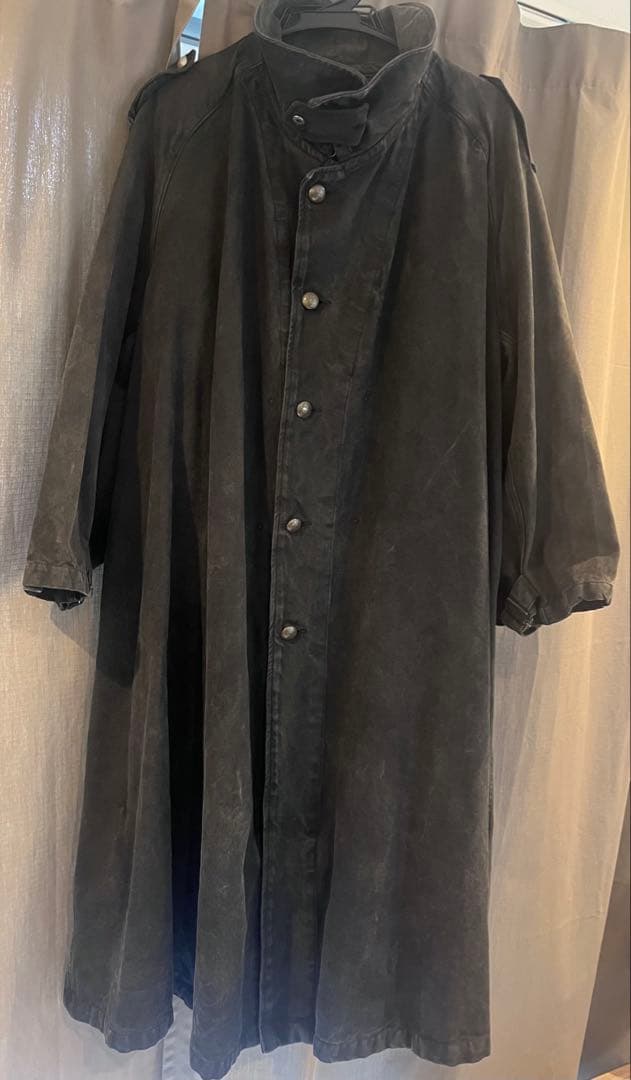 モーターサイクルコート　フランス軍　後染め