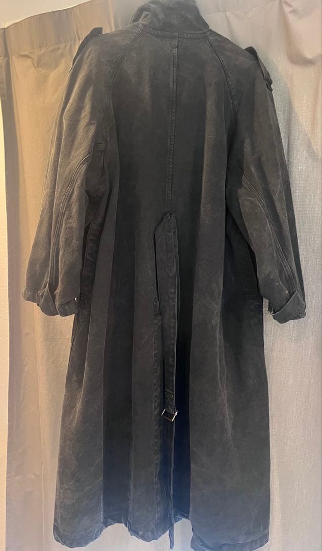 モーターサイクルコート　フランス軍　後染め