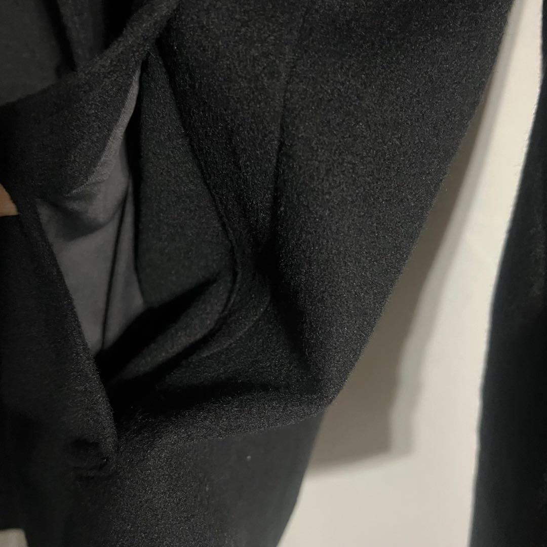 美品　UNITED ARROWS チェスターコート　黒 Lサイズ