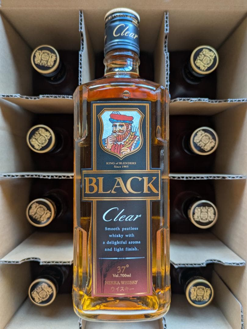 ブラックニッカ クリア 700ml 37% 12本