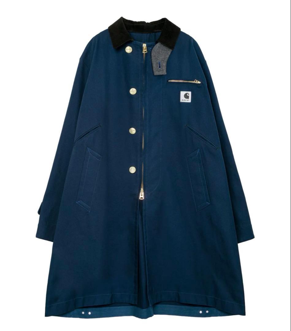 3 sacai Carhartt WIP Duck Coat ネイビー