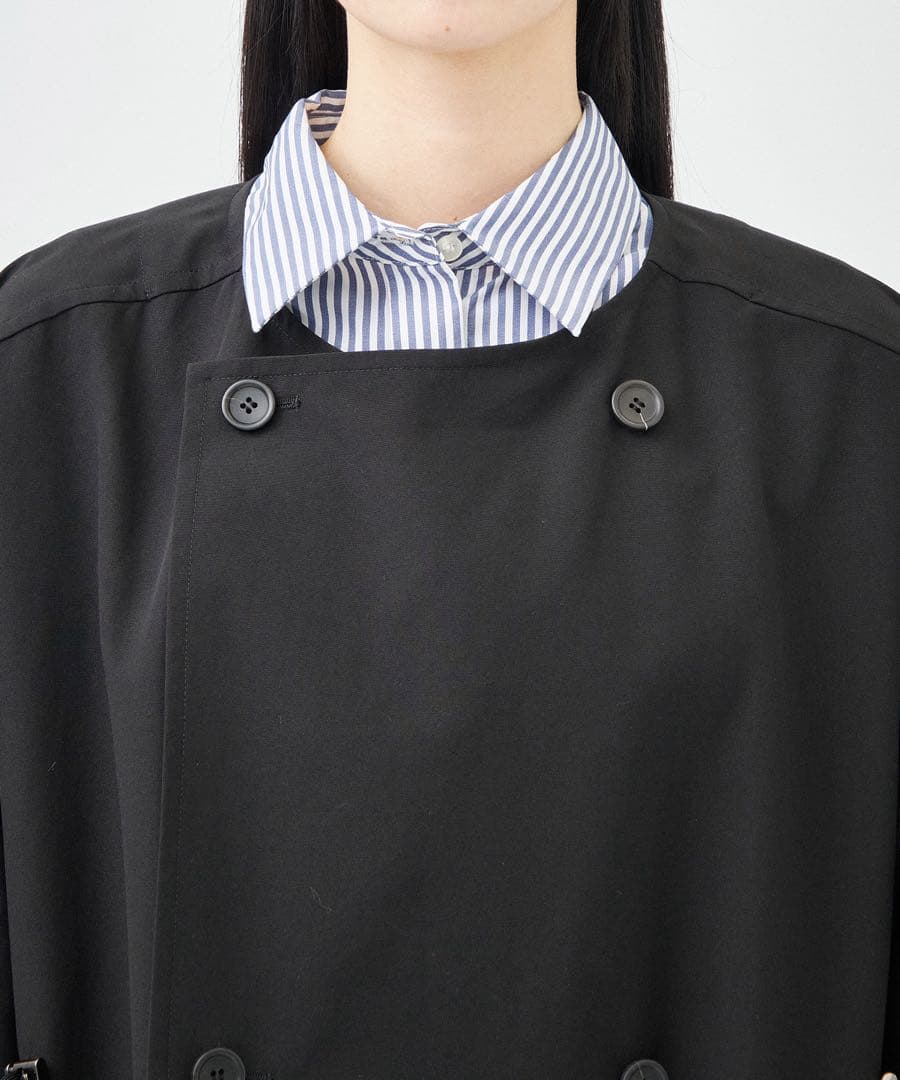 VACHEMENT ヴァシュモン　リサイクルシェルタフタショートトレンチ