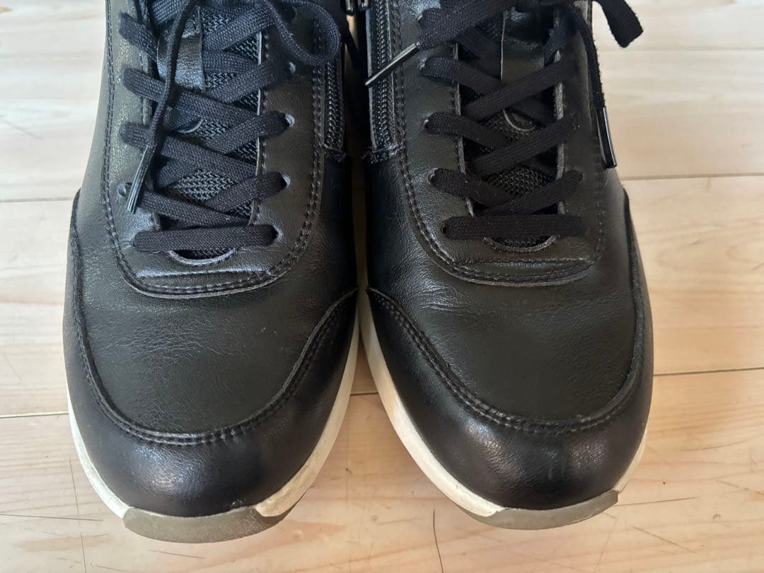 AKAISHI 163母趾楽ウォーキング 25cm ブラック