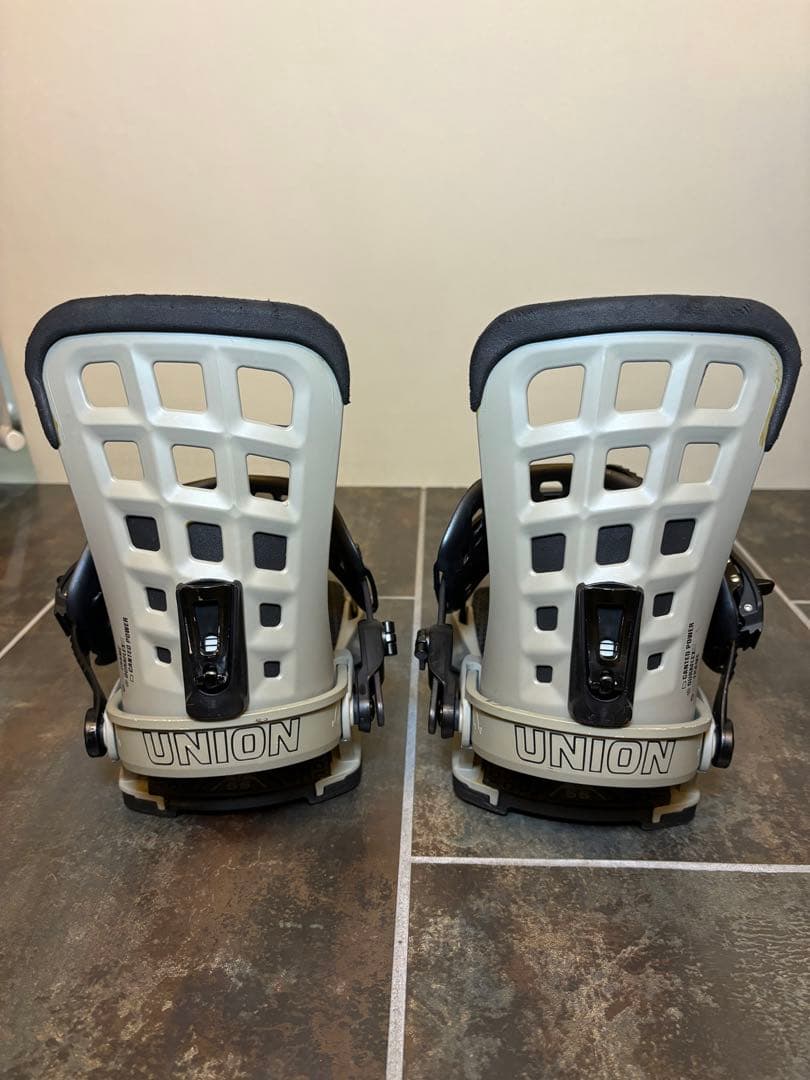UNION スノーボード ビンディング グレー/ブラック