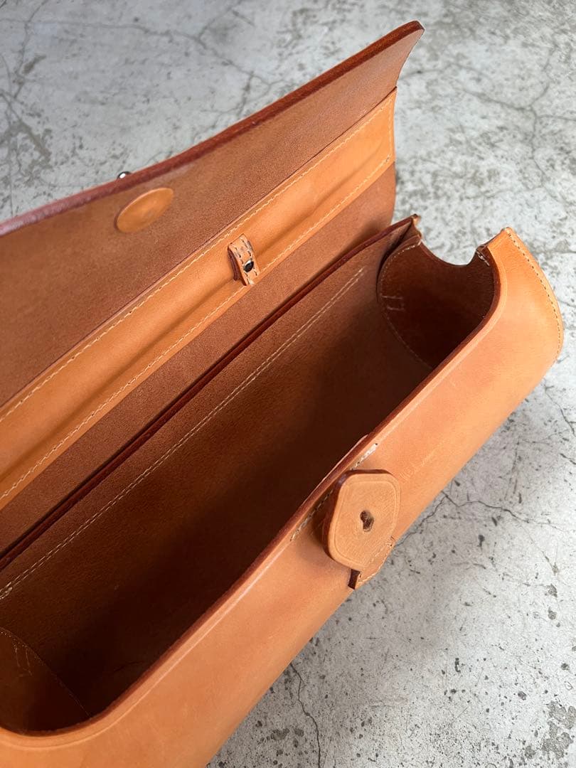 intelligent idiot サドルバッグ トップチューブ用レザーバッグ