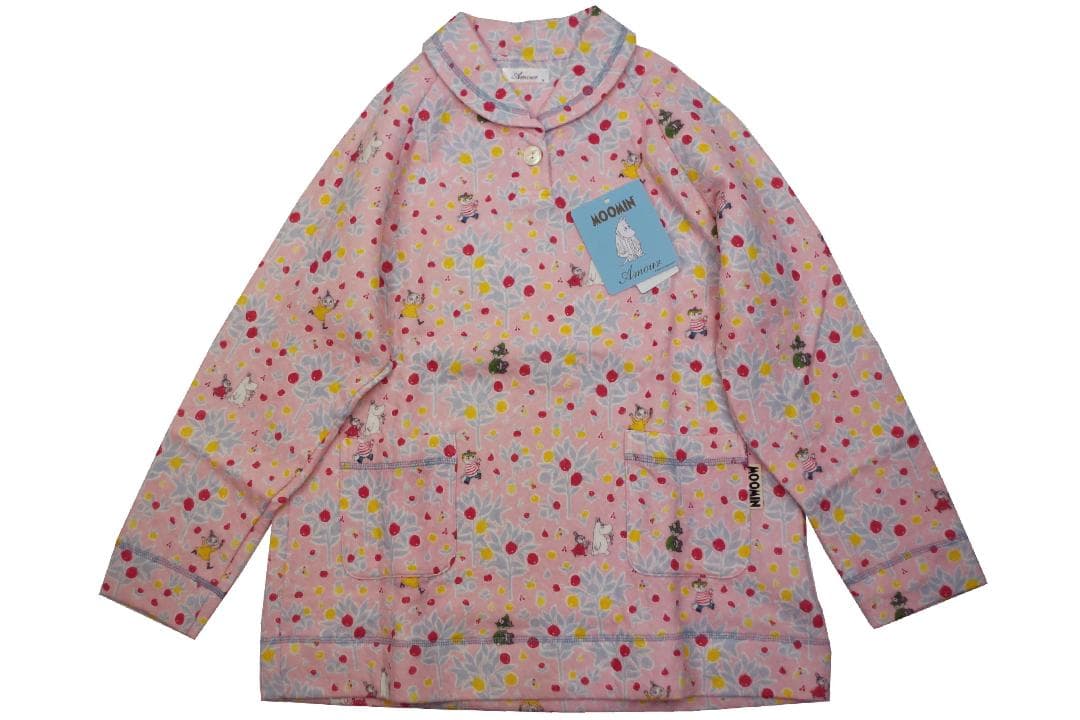 【新品】ムーミンMOOMIN/アムール　秋冬物中綿いりパジャマ（M)
