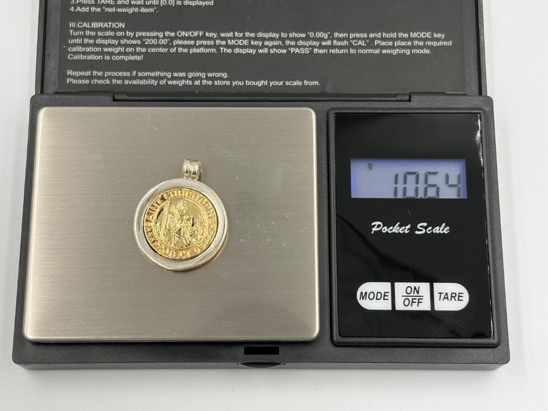 ティファニー セントクリストファー ネックレス 750/925 約14.3g