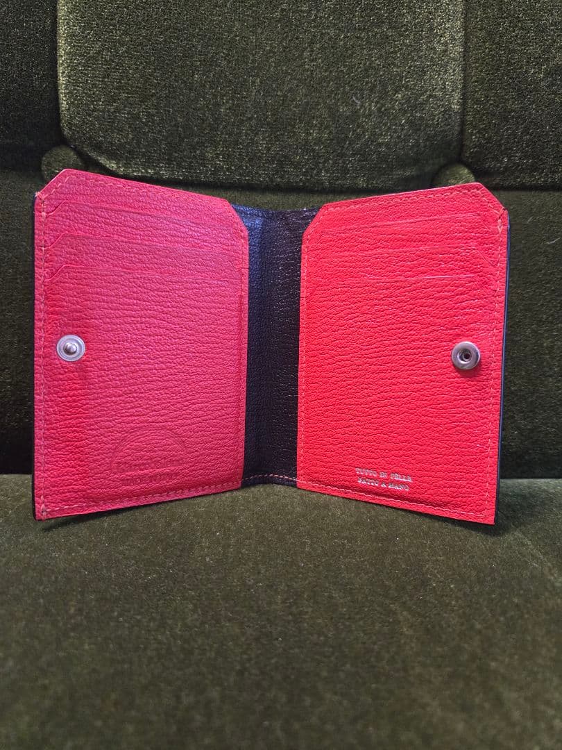 【美品】ラルコバレーノ スマートカードウォレット 二つ折り財布