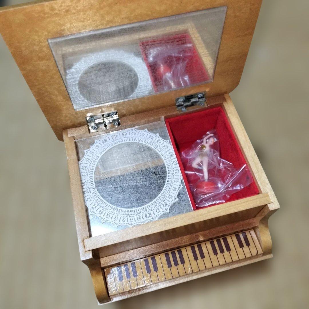 Akatonbo ピアノ型　オルゴール　バレリーナ　昭和レトロ　当時もの