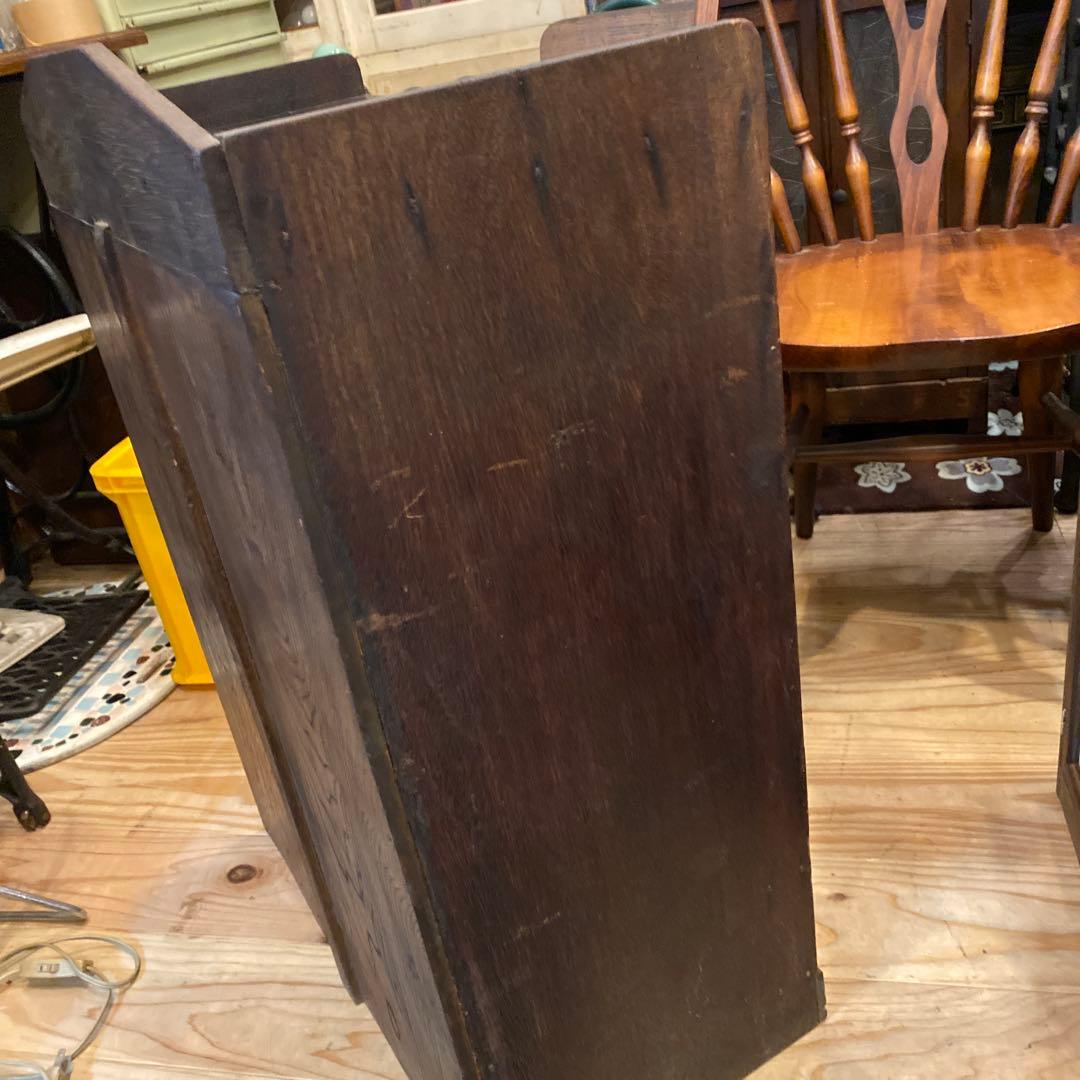 古道具 箪笥 茶箪笥 アンティークキャビネット　本棚　ラック