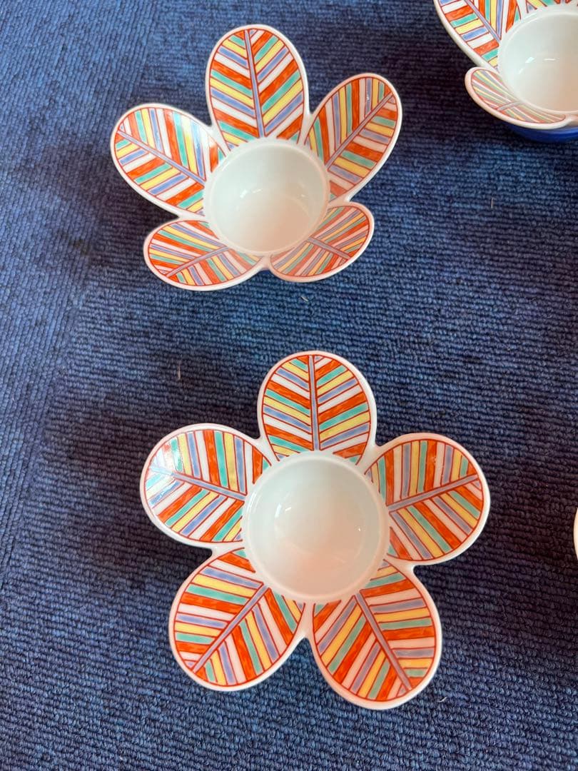 1306 幸楽窯　羽付き　小鉢　5客　未使用