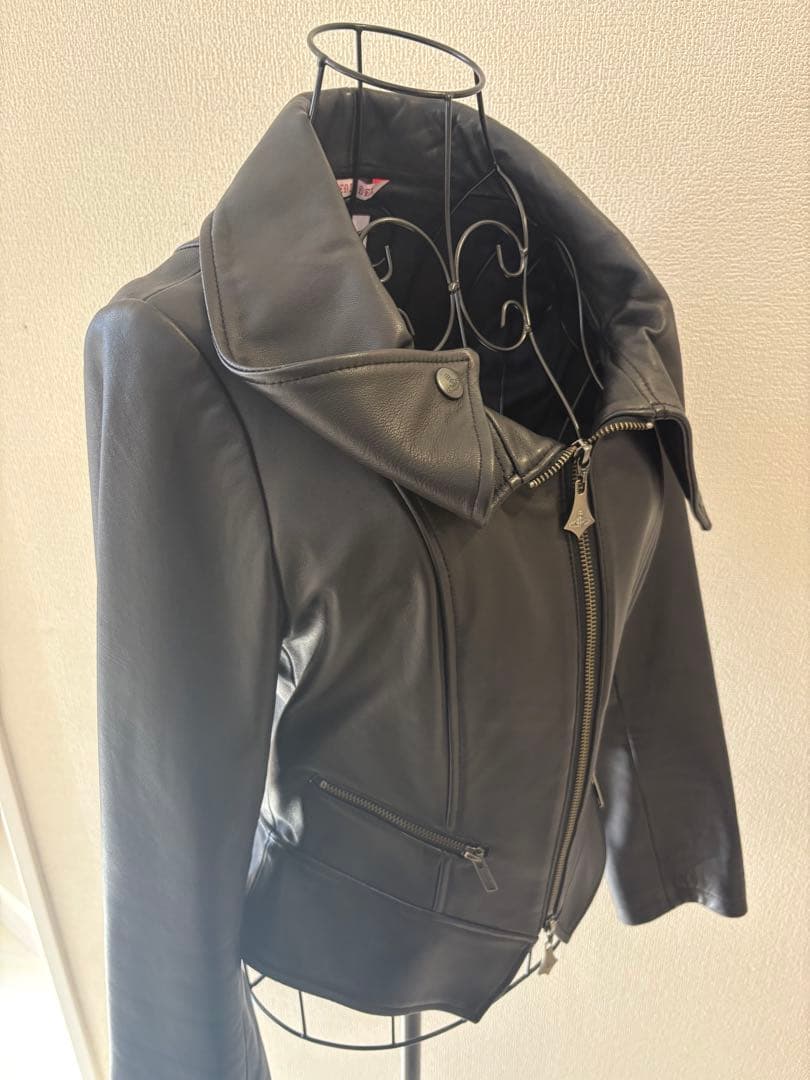 ⭐︎美品⭐︎ヴィヴィアンウエストウッド　ブラックレザージャケット ダブルライダース風