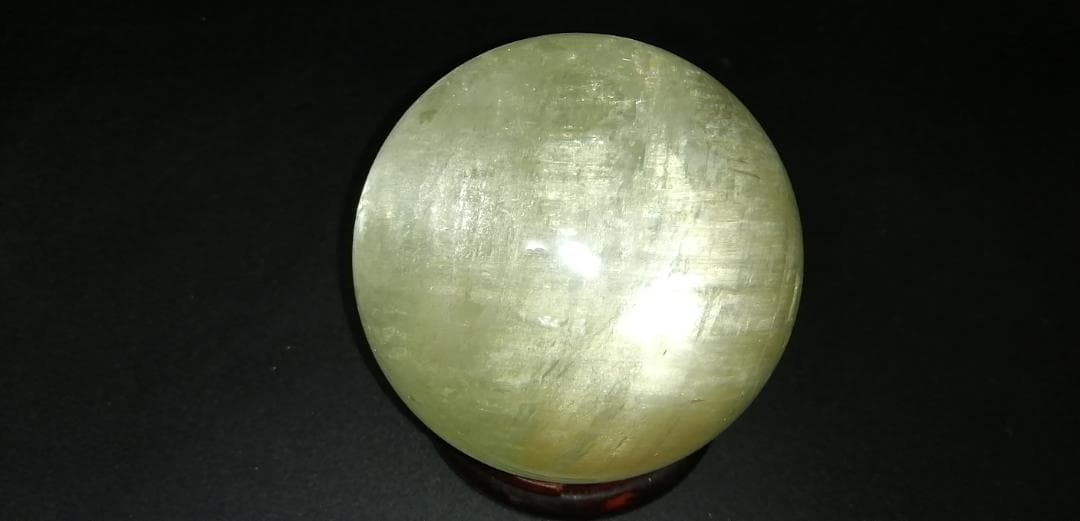 水晶玉 シトリン■直径９０mm■