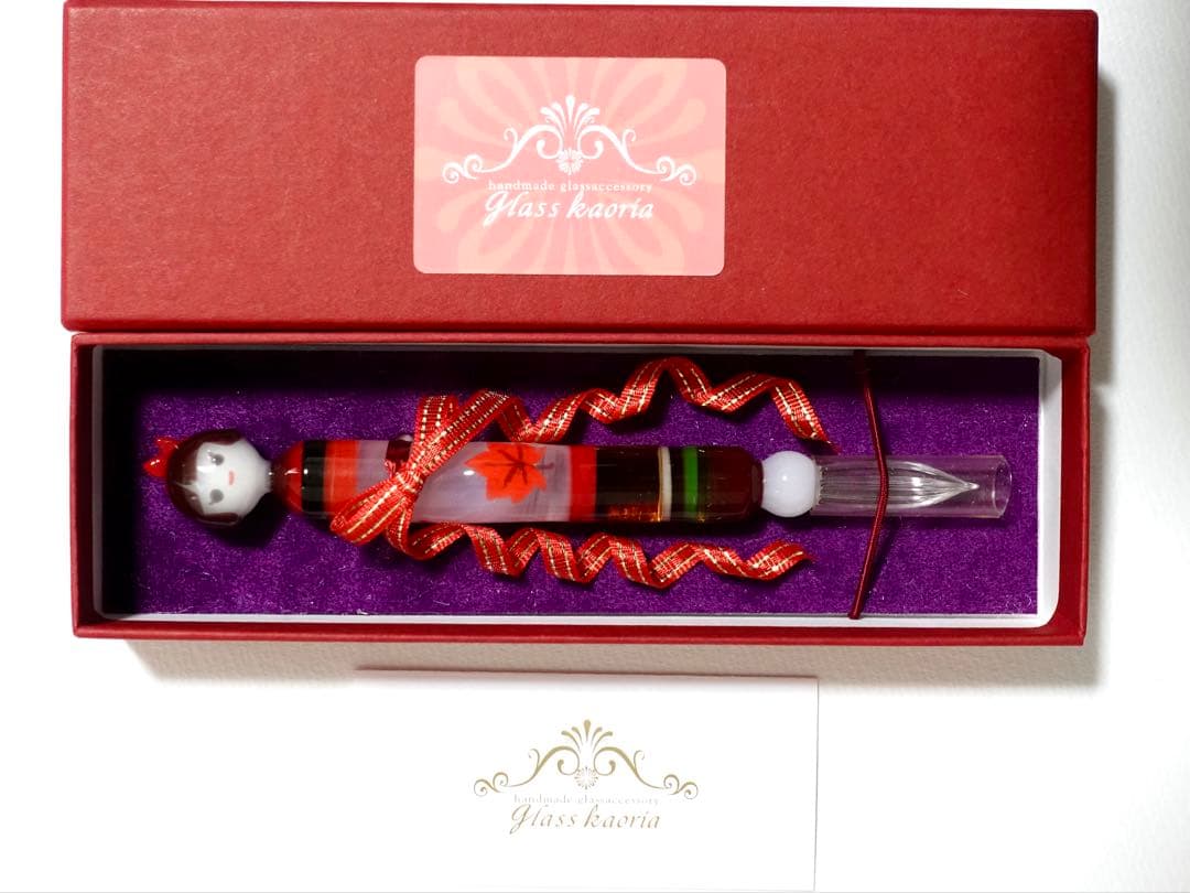 Glass kaoria-こけしGIRL もみじちゃん