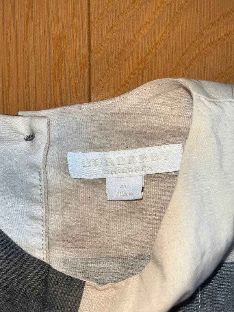 バーバリー　キッズ　ワンピース　104cm