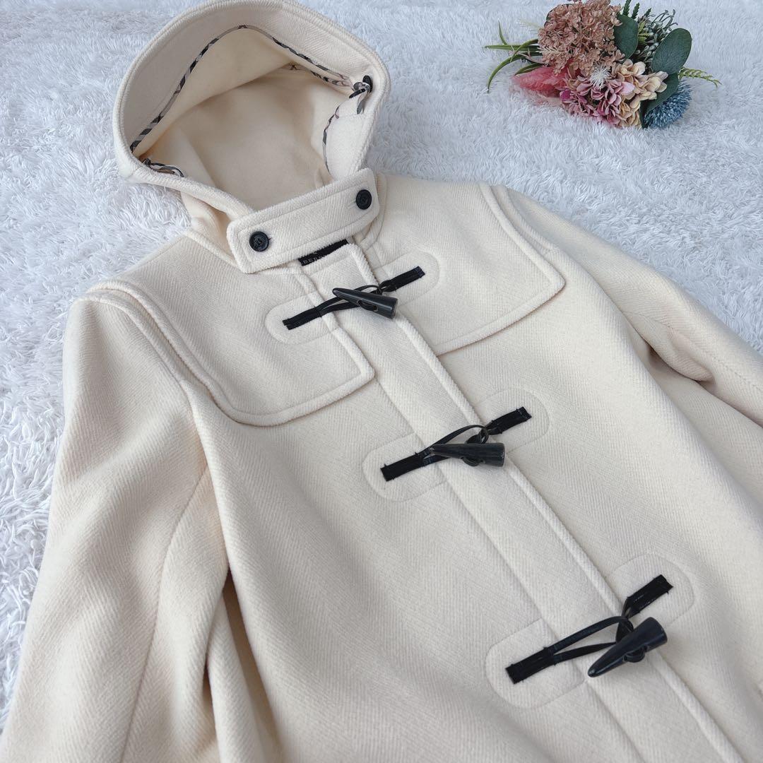 BURBERRY バーバリー ダッフルコート ヘリンボーン トグル ノバチェック