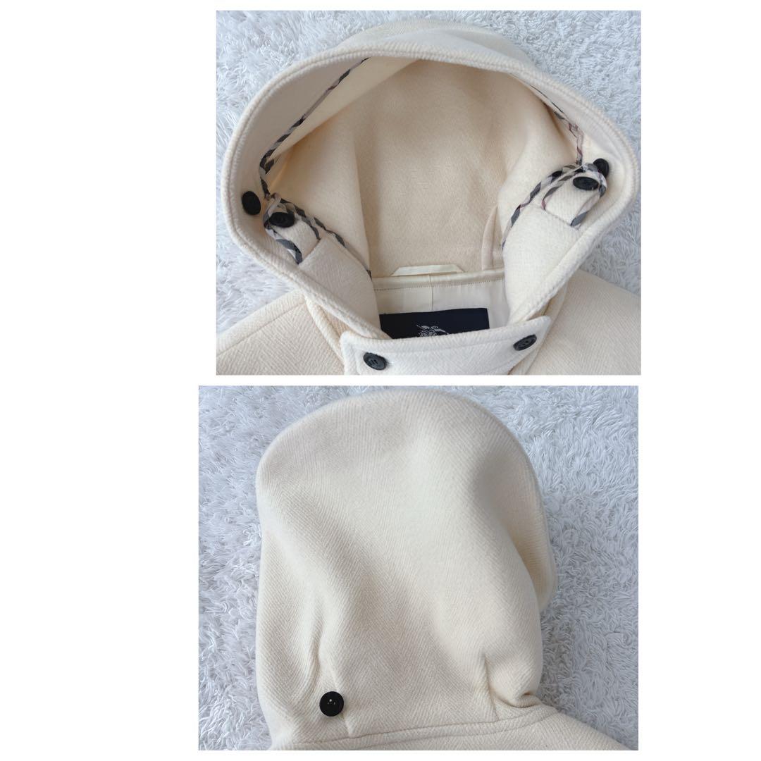 BURBERRY バーバリー ダッフルコート ヘリンボーン トグル ノバチェック