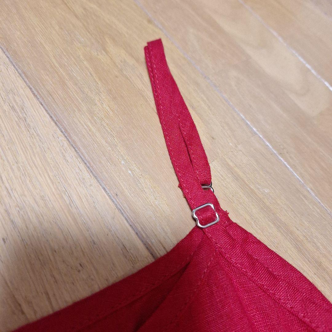 fog linen work レッド リネン サロペット　ほぼ日