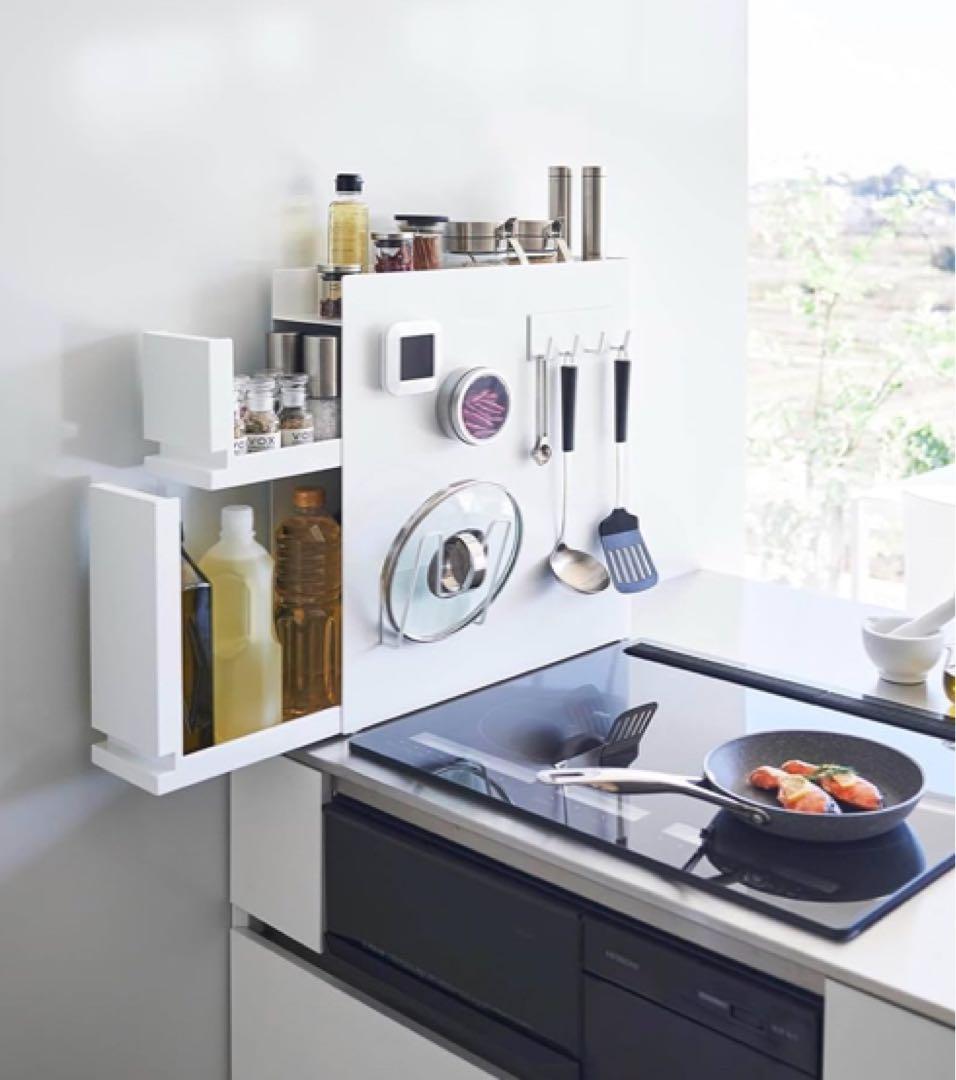 ✦未使用✦tower 山崎実業 調味料ラック 黒 2段