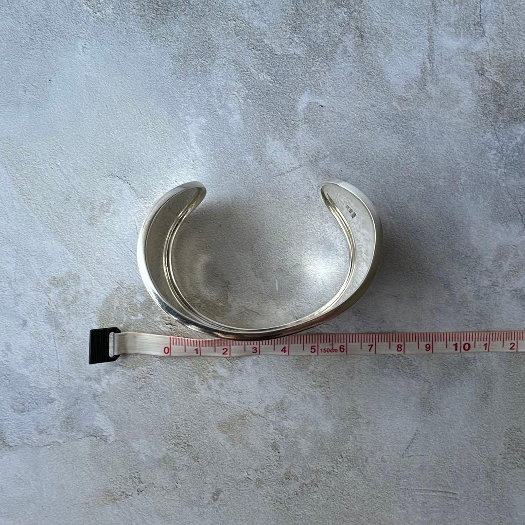ヴィンテージ ヘビーボーンカフブレスレット シルバー925 メキシコ製
