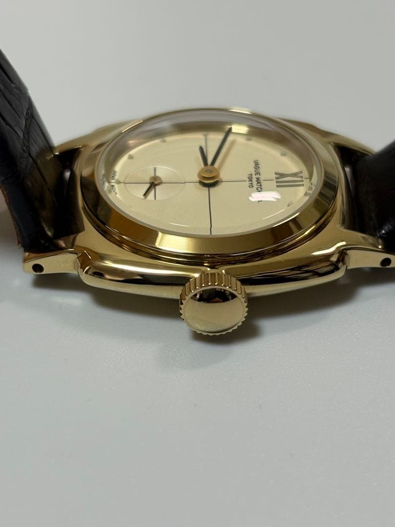 【美品】ヴァーグウォッチ Coussin 12 Extension ゴールド