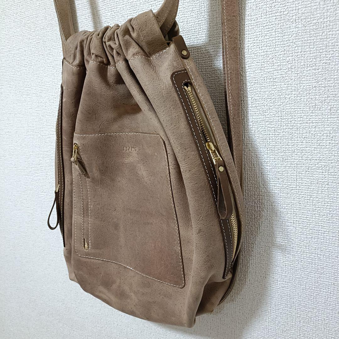 PLANT 本革 バロンリュック ベージュ 美品 レディース
