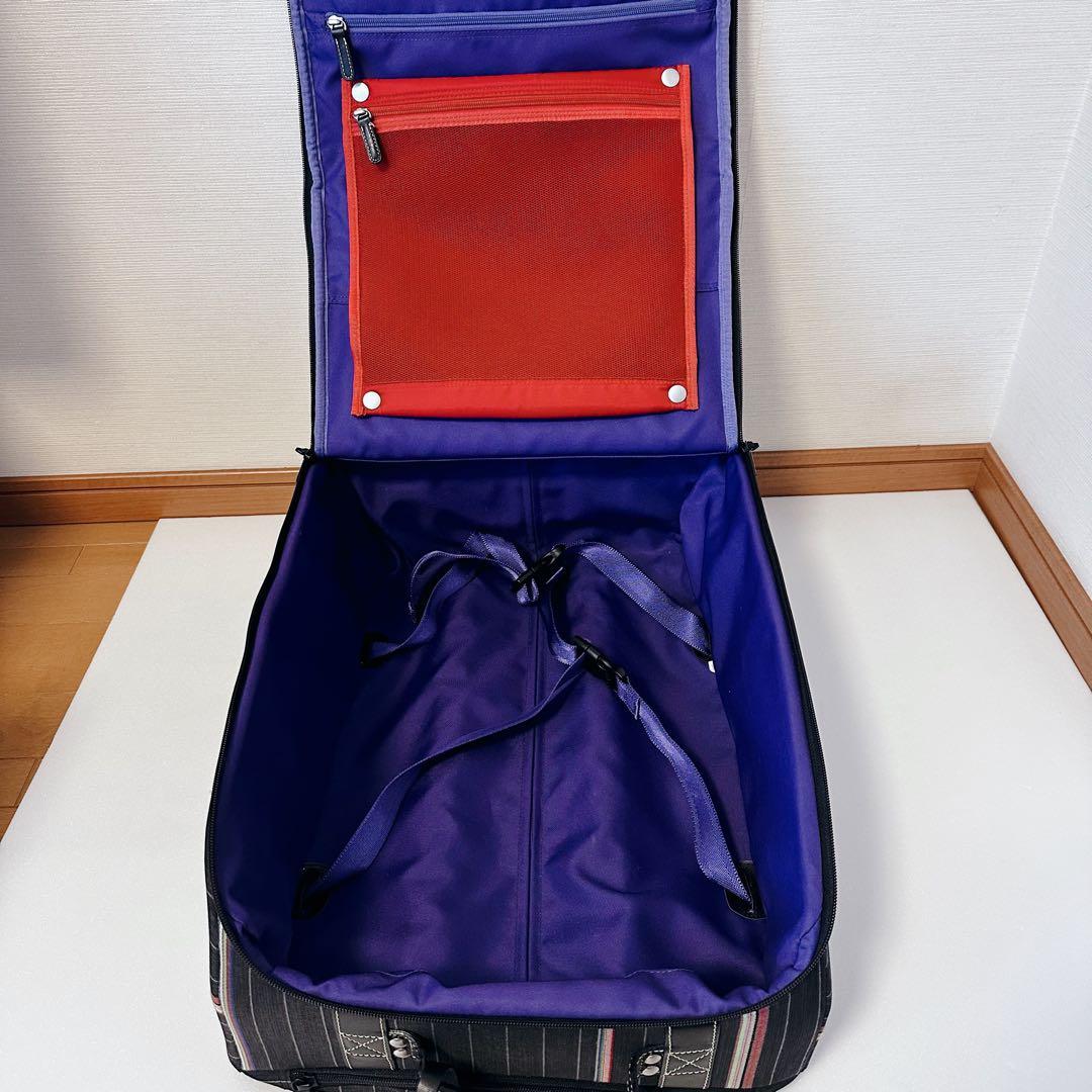 【美品】ポールスミス　マルチストライプデザイン キャリーケース　機内持ち込み