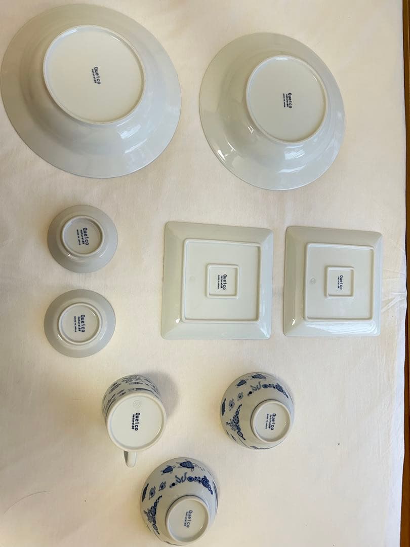 Queico natural69 波佐見焼　食器9点セット