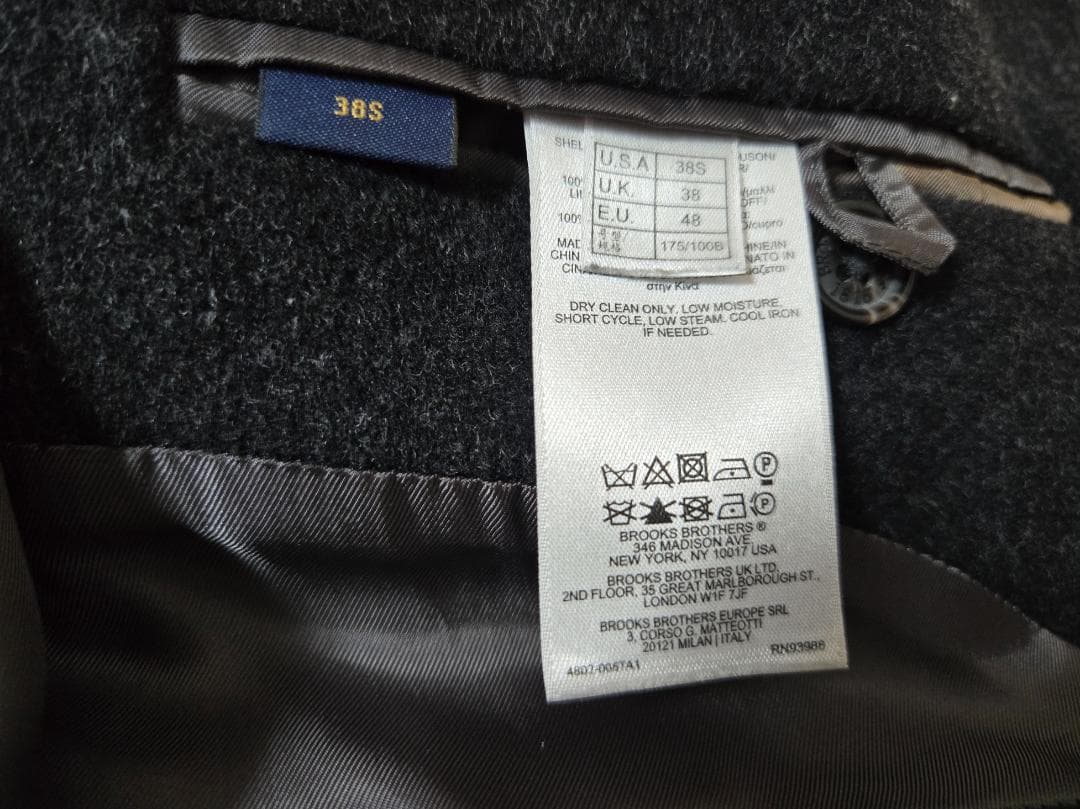 お*り様 BROOKS BROTHERS　ブルックスブラザーズ　チェスターコート