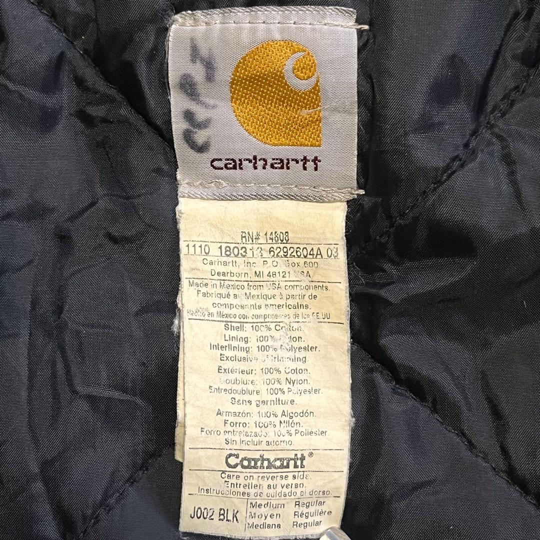 【廃盤モデル】 Carhartt トラディショナルジャケット　短丈 ブラック　M