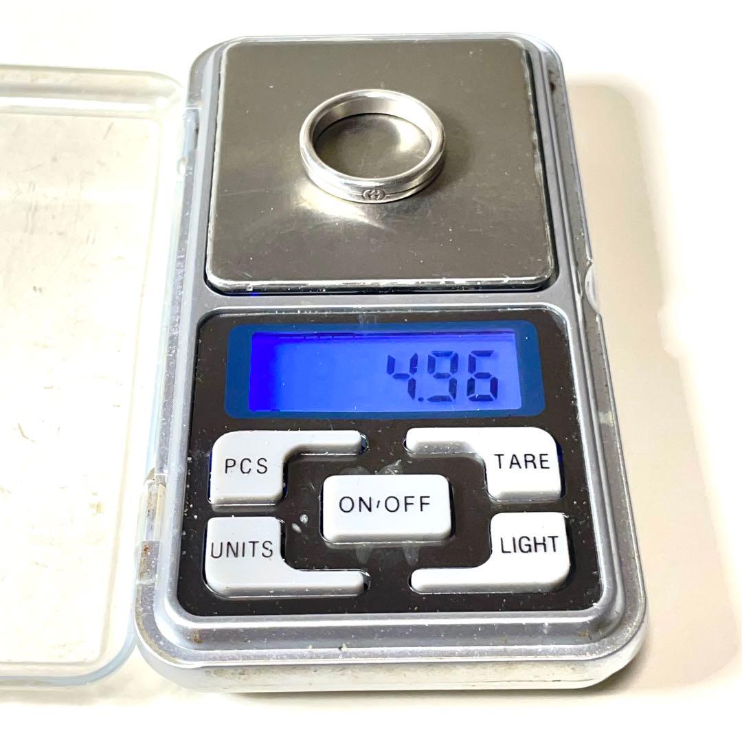 『GUCCI』　指輪 グッチ ダイアゴナル リング 18号