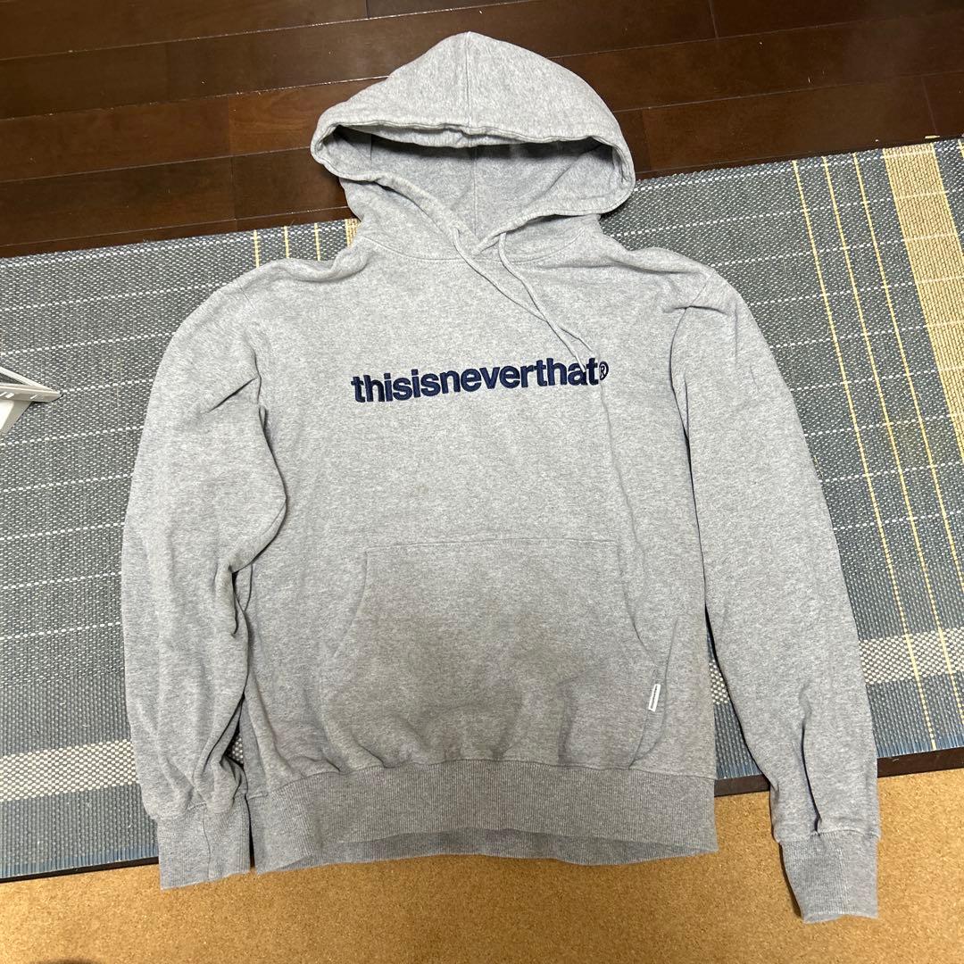thisisneverthat グレー パーカー Sサイズ