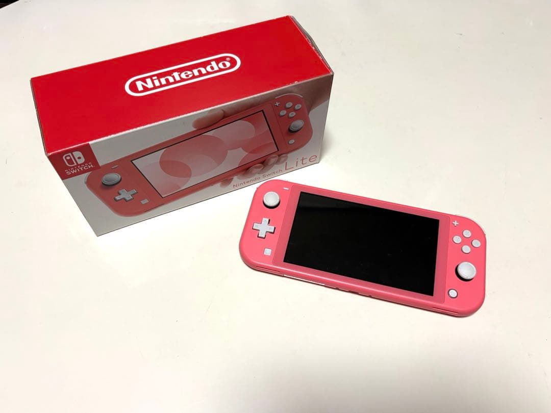 【ジャンク品】Nintendo Switch Lite ピンク 箱付き