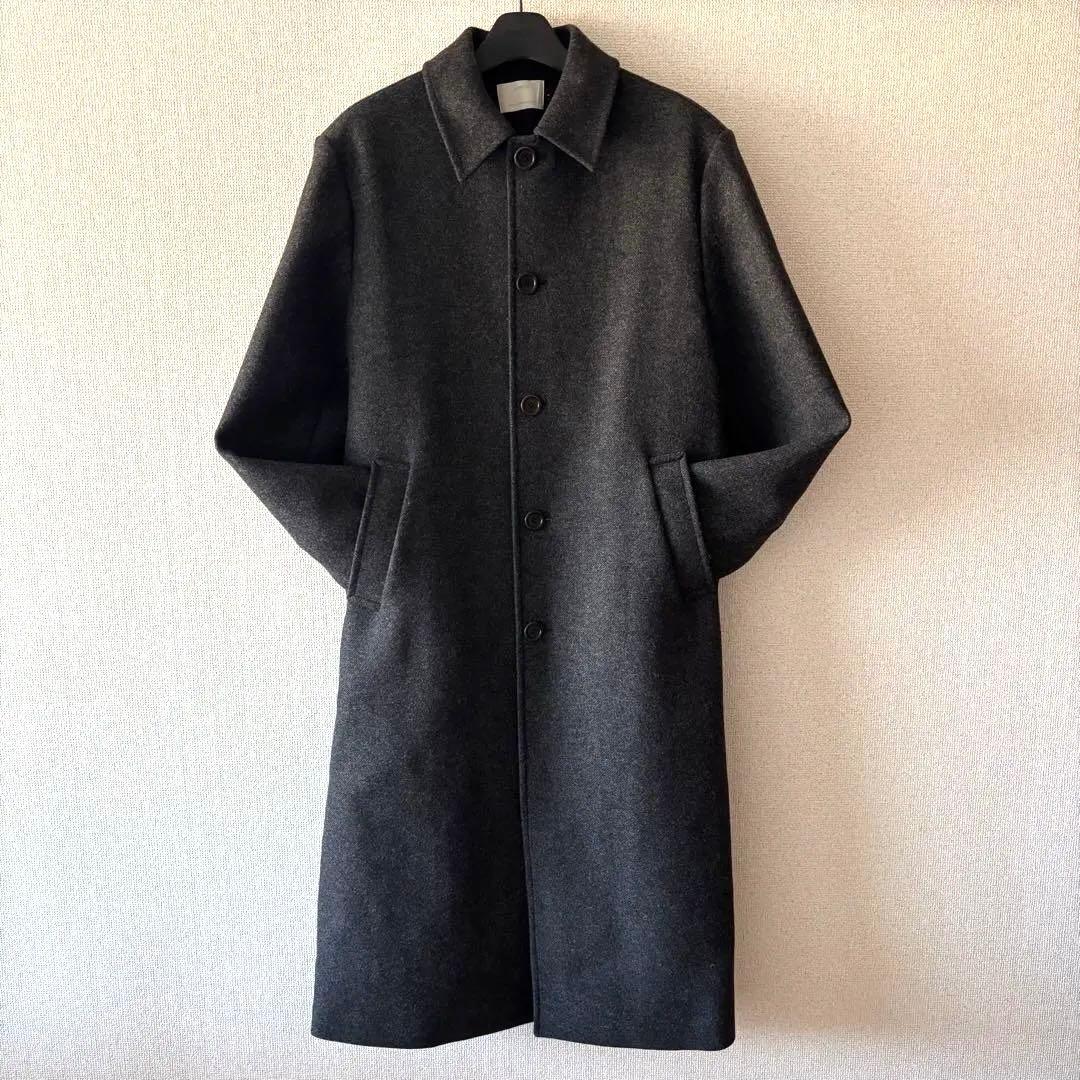 AMOMENTO ロングコート チャコール 韓国