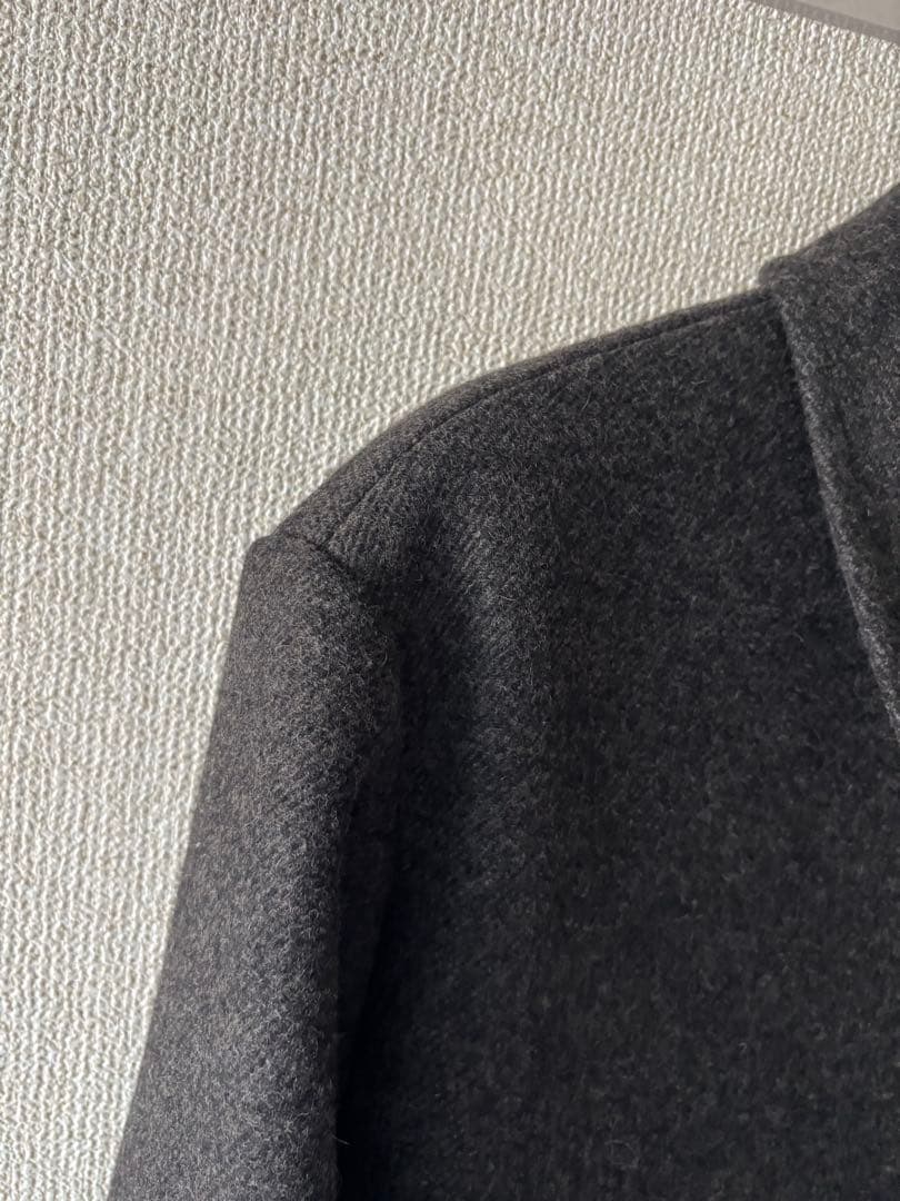 AMOMENTO ロングコート チャコール 韓国