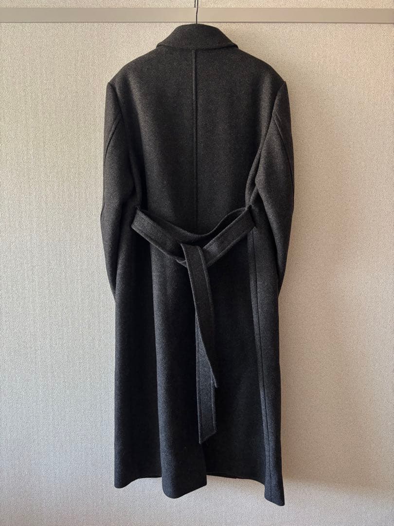 AMOMENTO ロングコート チャコール 韓国
