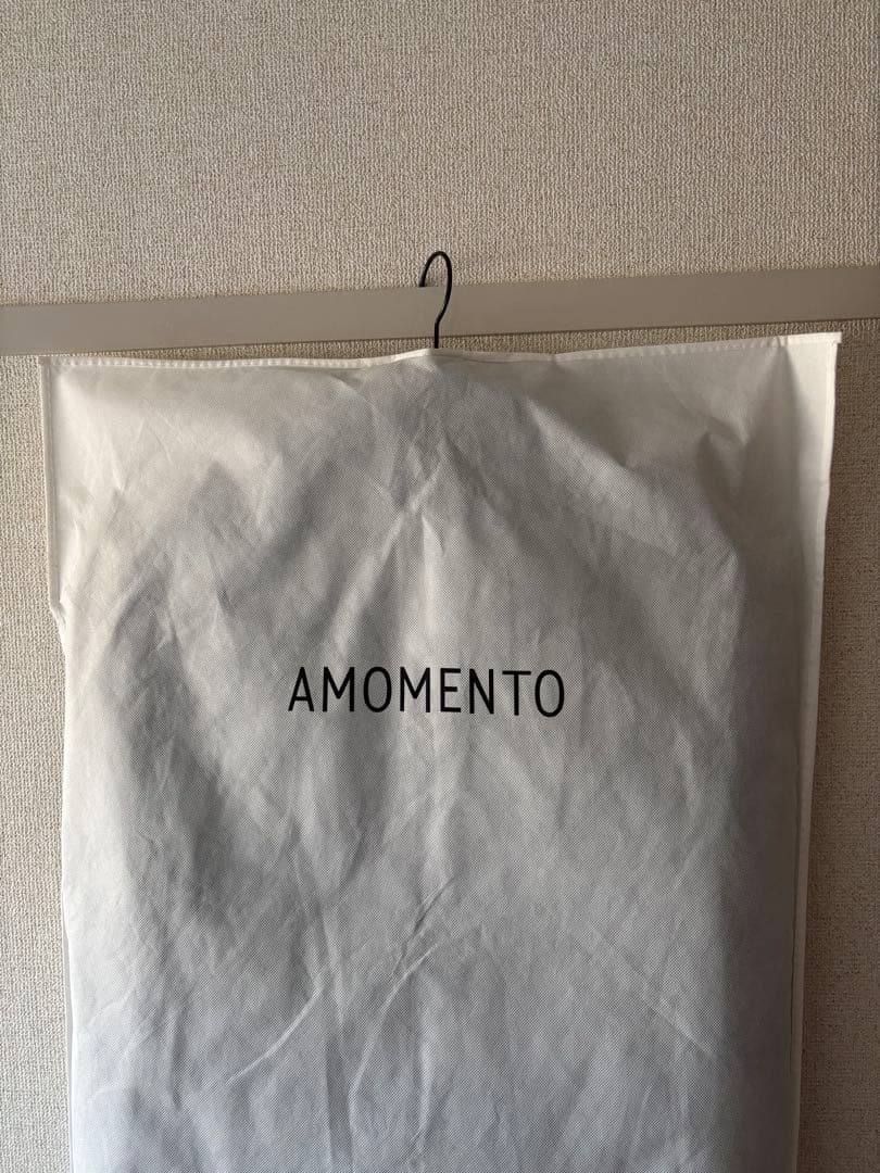 AMOMENTO ロングコート チャコール 韓国