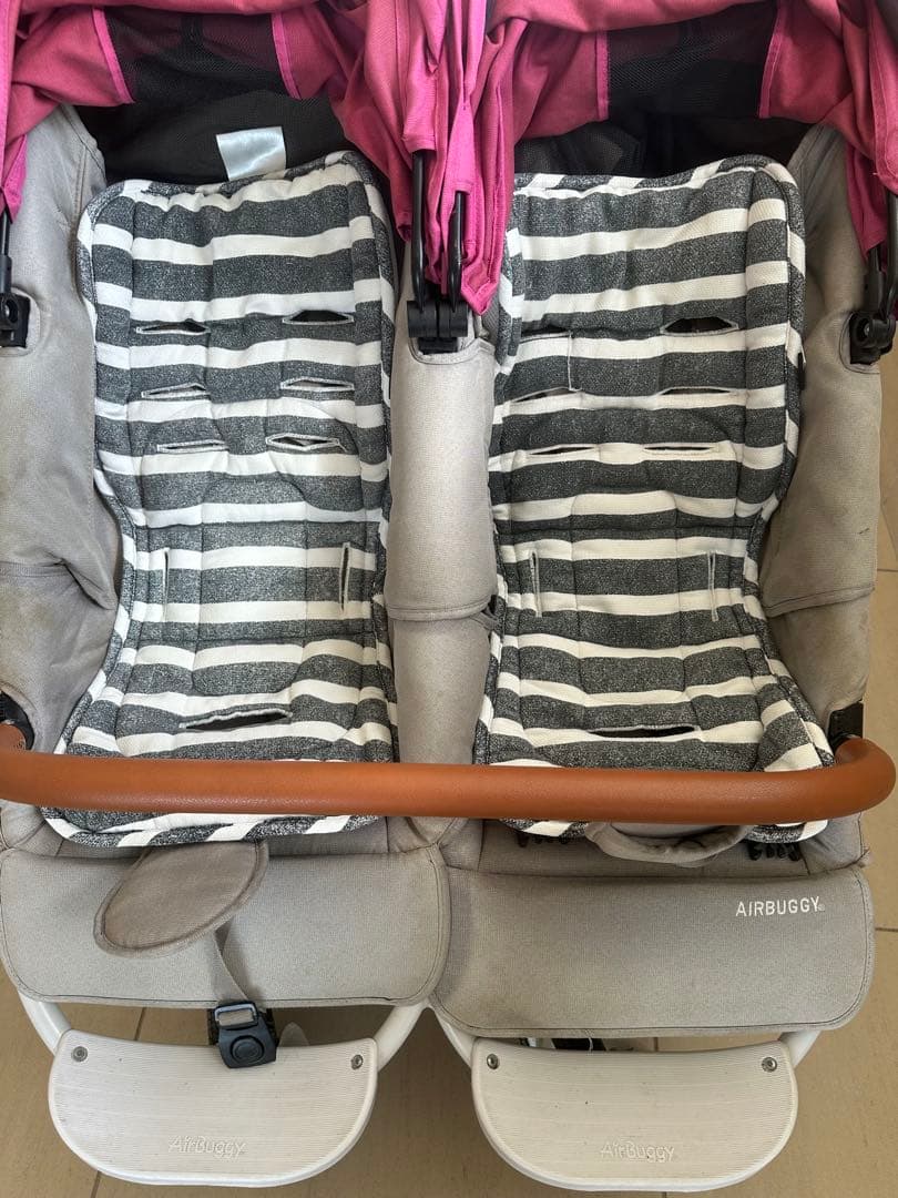 【alpha40】エアバキーココダブル 双子ベビーカー
