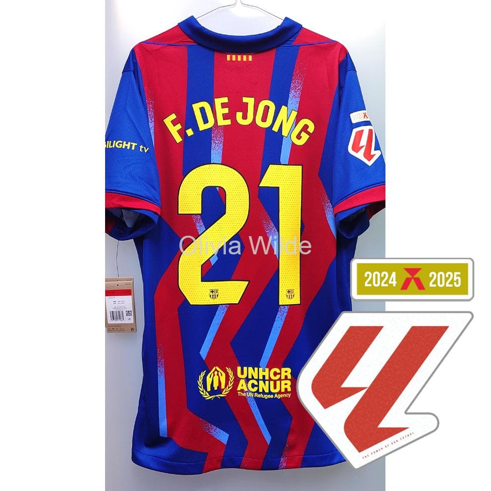 [正規品] FCバルセロナ ユニフォーム 25-26 #21 F.DE JONG